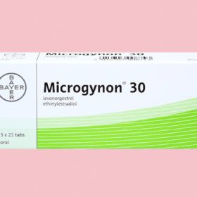 Microgynon pill packet