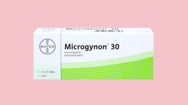 Microgynon pill packet