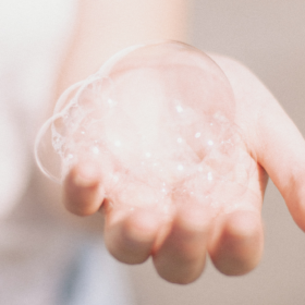 Bubbles in hand