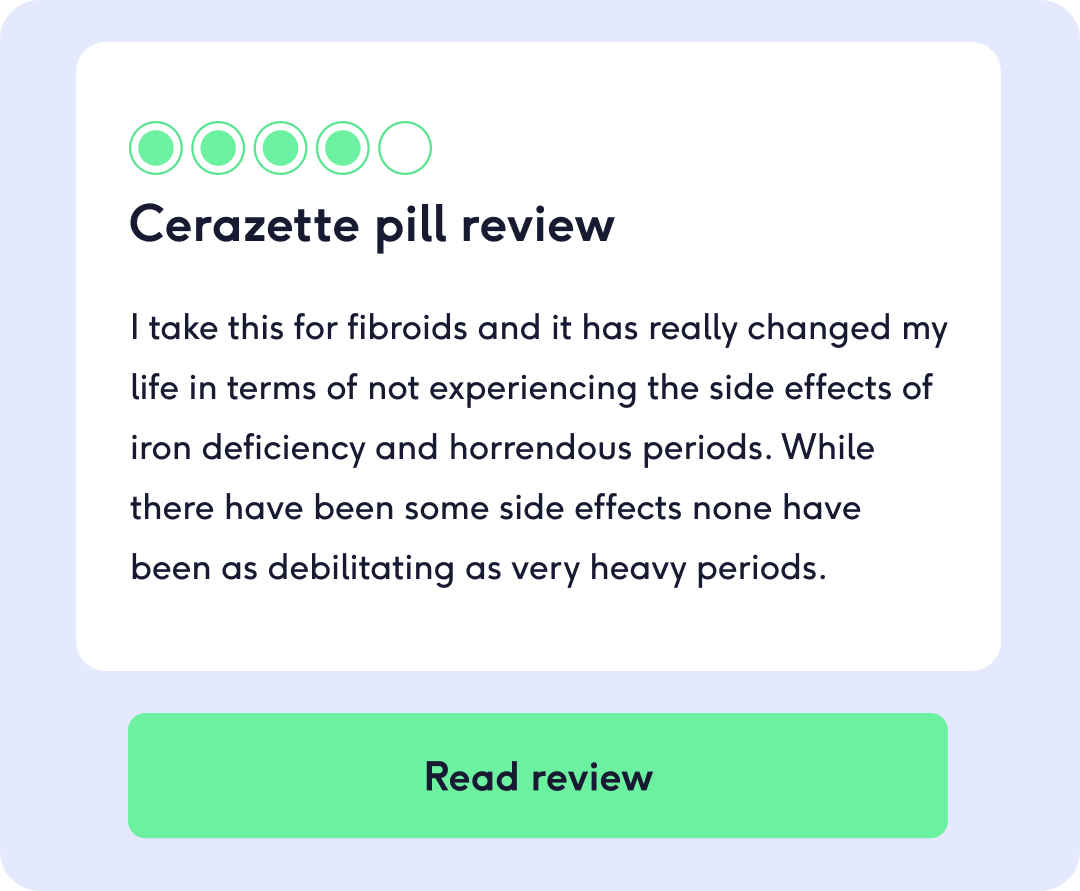 cerazette for fibroids review