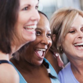 Group of women laughing